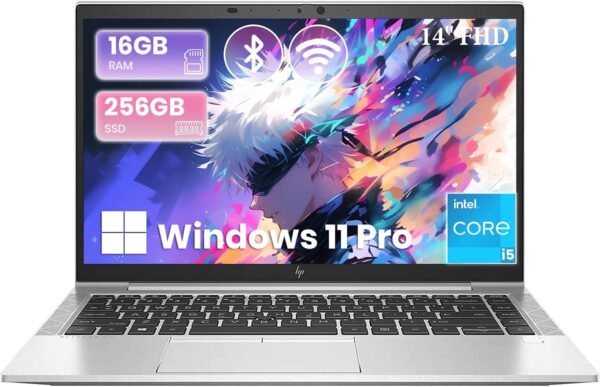 HP elite book 840 G7 core i5 10th ram 16g nvme 256g SSD vga Intel