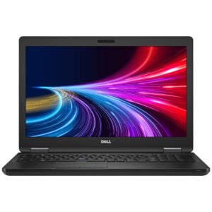 Dell Latitude 5580 - Intel Core i5 HQ 6th Gen - 8GB DDR4 RAM - 256GB SSD - 15.6" HD Display - Intel Graphics - Windows 10 Pro - Black