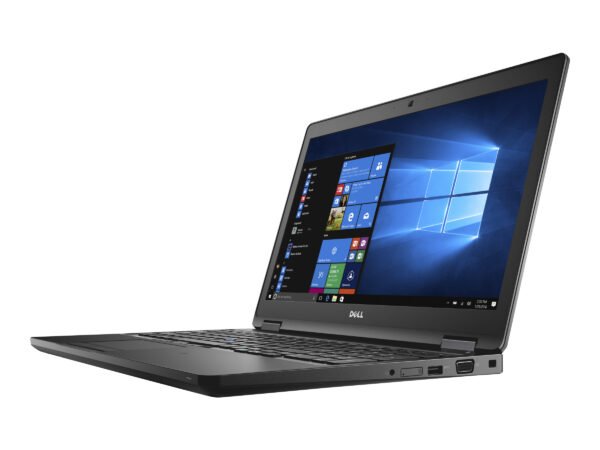 Dell Latitude 5580 - Intel Core i5 HQ 6th Gen - 8GB DDR4 RAM - 256GB SSD - 15.6" HD Display - Intel Graphics - Windows 10 Pro - Black